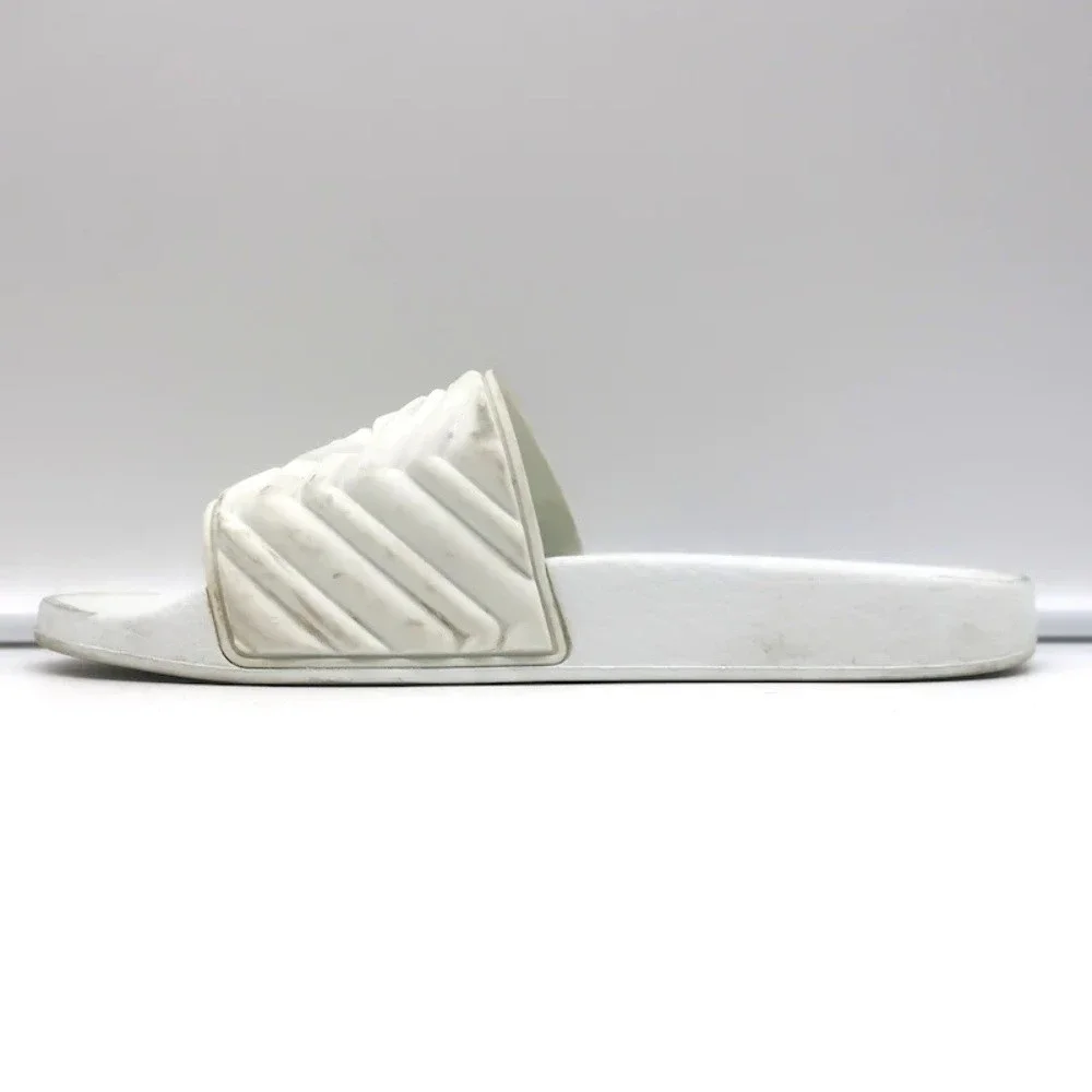 Gucci GG Matelasse Rubber Slide Sandals White Size 36 - Picture 7 of 10